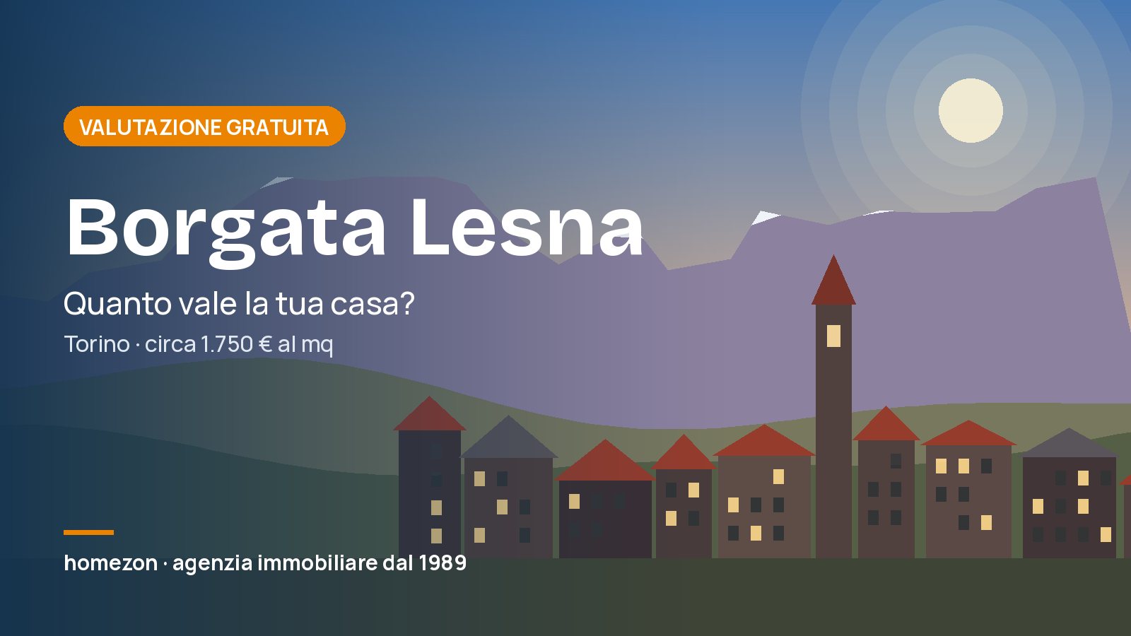 Agenzia immobiliare Borgata Lesna (Torino): prezzi delle case e valutazione gratuita