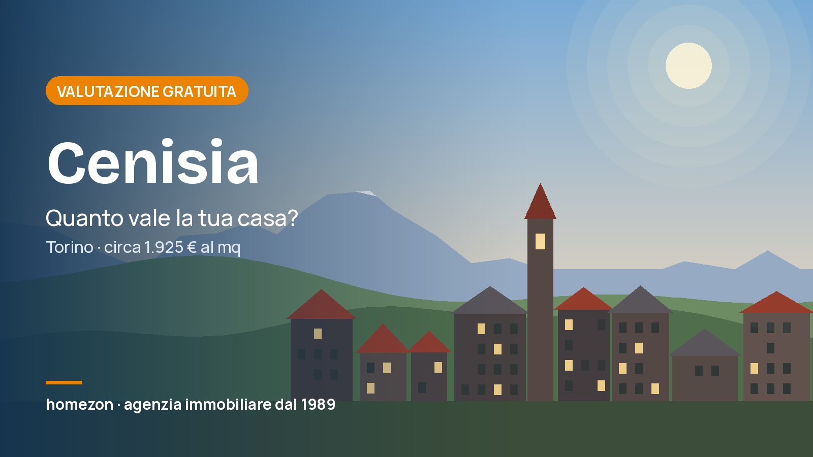 Agenzia immobiliare Cenisia (Torino): prezzi delle case e valutazione gratuita