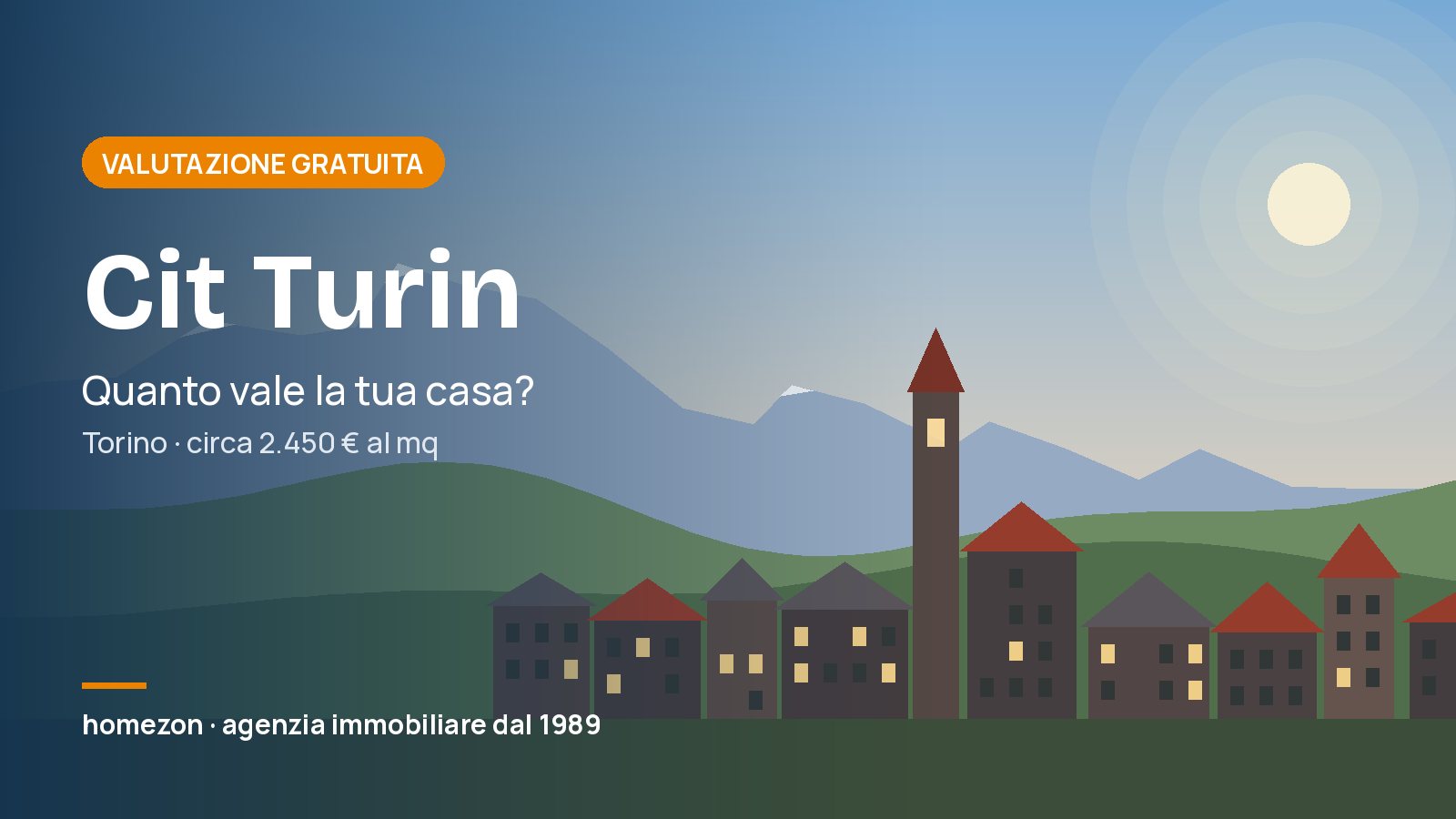 Agenzia immobiliare Cit Turin (Torino): prezzi delle case e valutazione gratuita