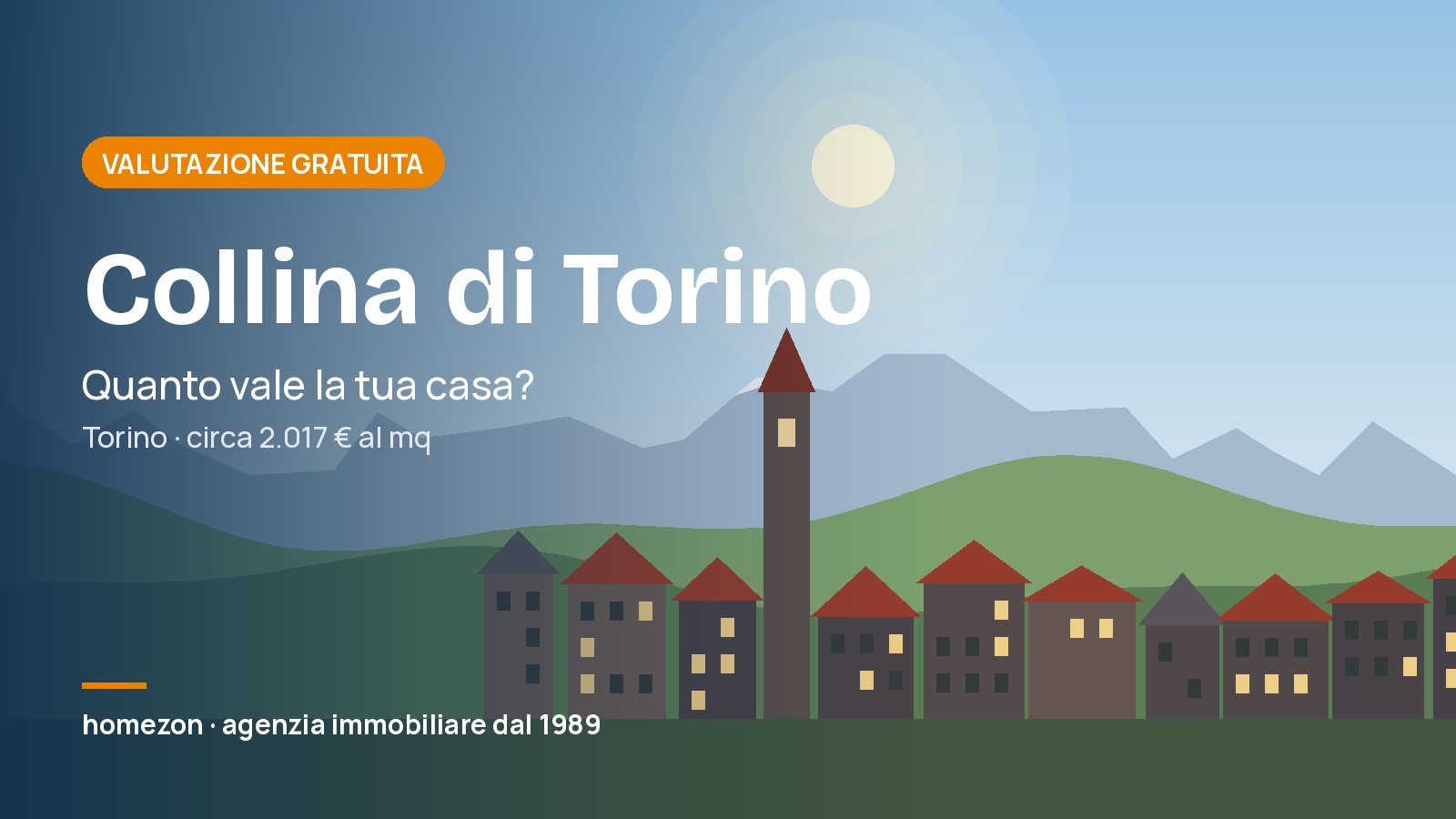 Agenzia immobiliare Collina di Torino (Torino): prezzi delle case e valutazione gratuita
