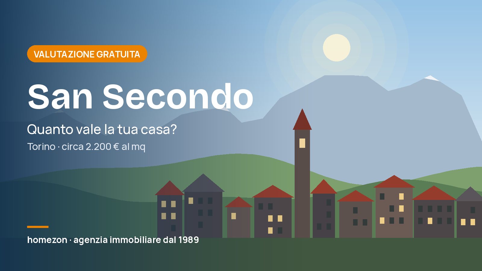 Agenzia immobiliare San Secondo (Torino): prezzi delle case e valutazione gratuita