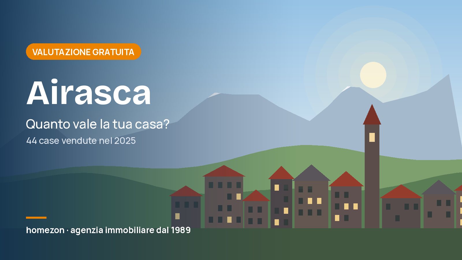 Valutazione appartamenti ad Airasca: quanto vale la tua casa