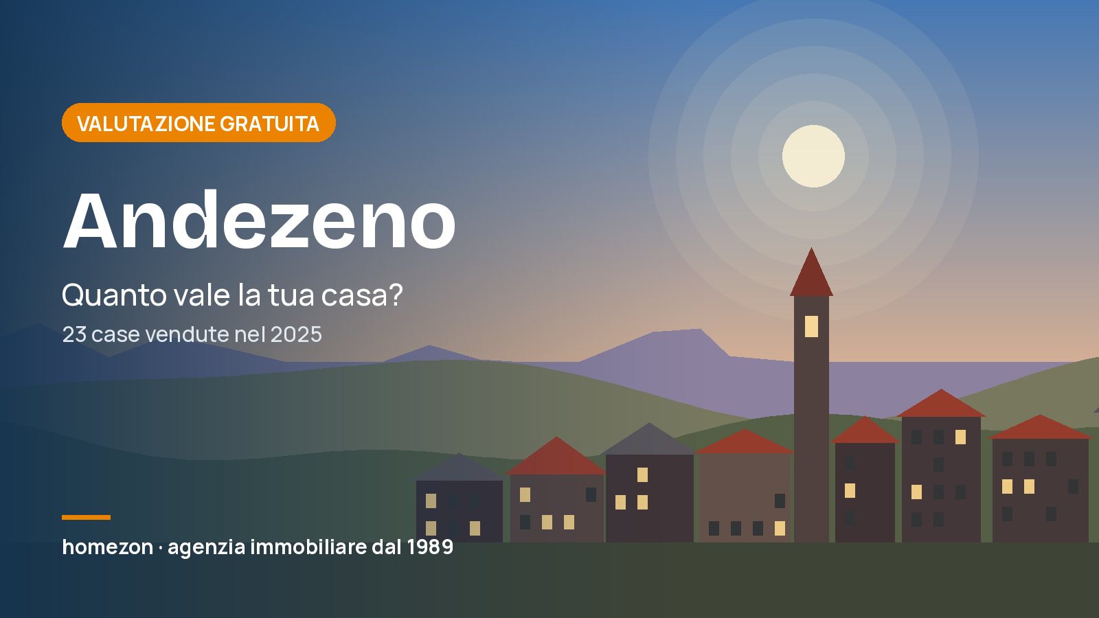 Valutazione appartamenti ad Andezeno: quanto vale la tua casa