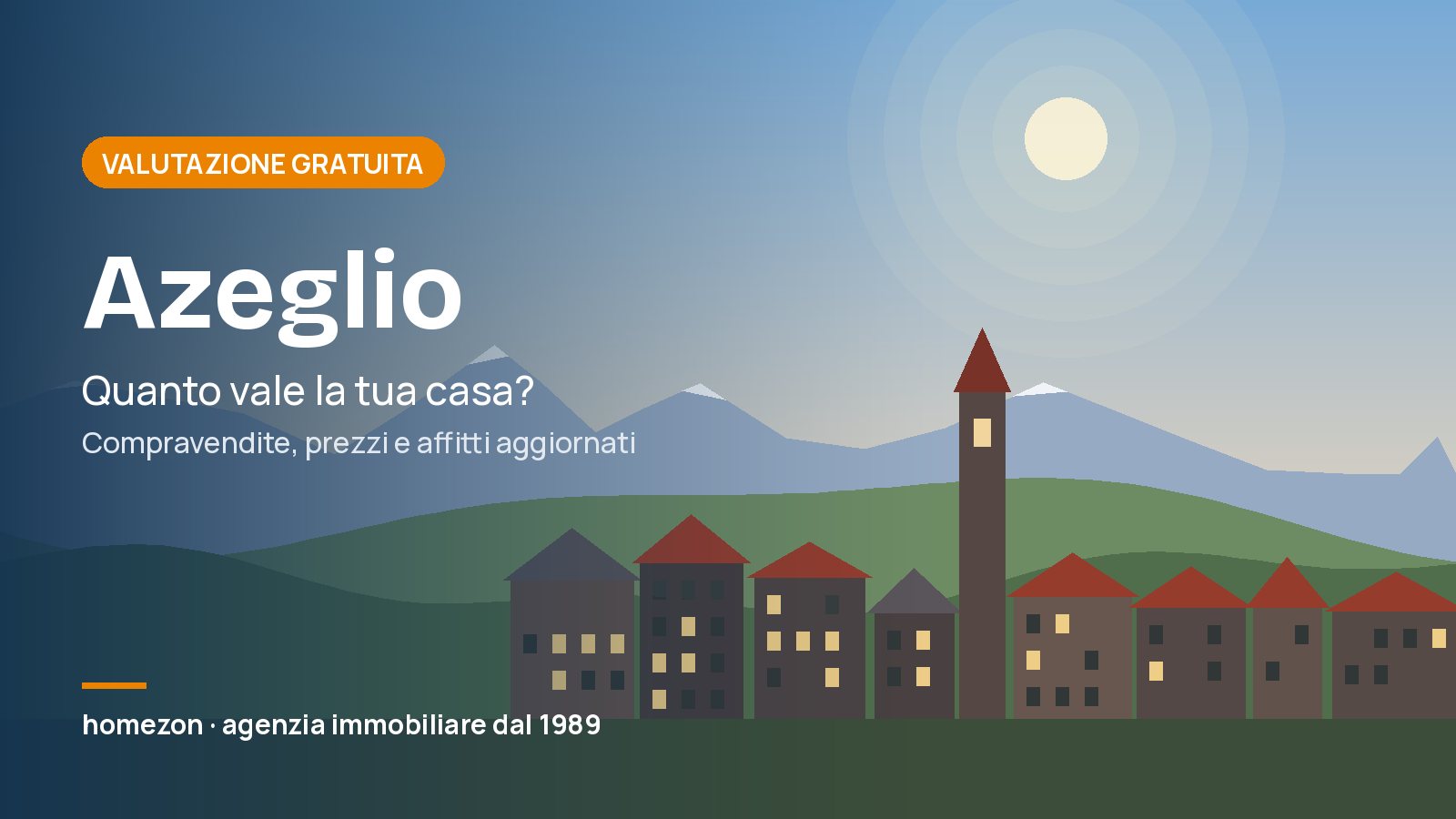 Valutazione appartamenti ad Azeglio: quanto vale la tua casa