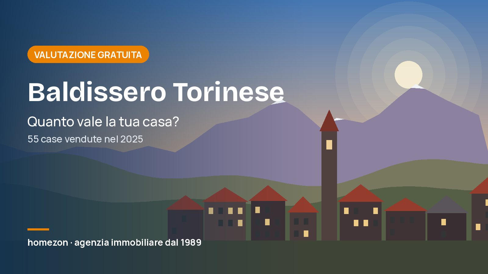 Valutazione appartamenti a Baldissero Torinese: quanto vale la tua casa