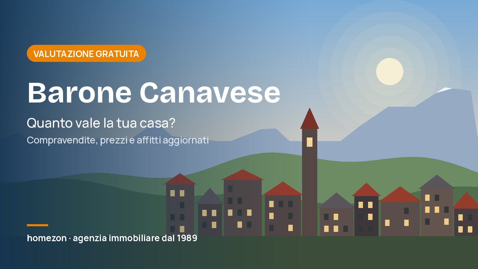 Valutazione appartamenti a Barone Canavese: quanto vale la tua casa