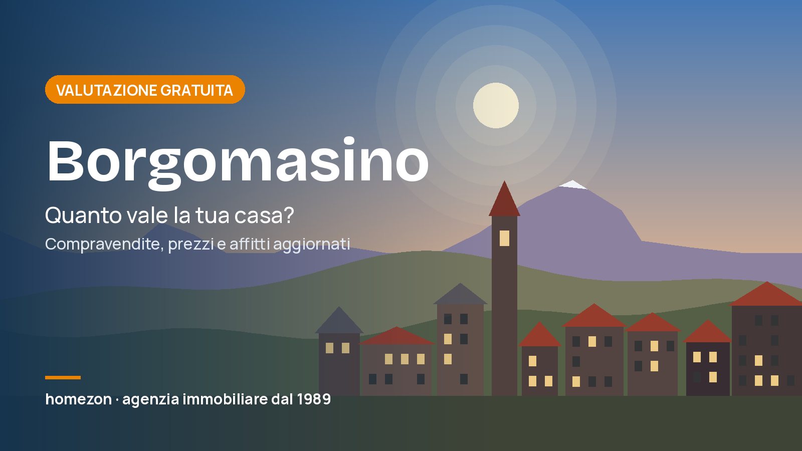 Valutazione appartamenti a Borgomasino: quanto vale la tua casa