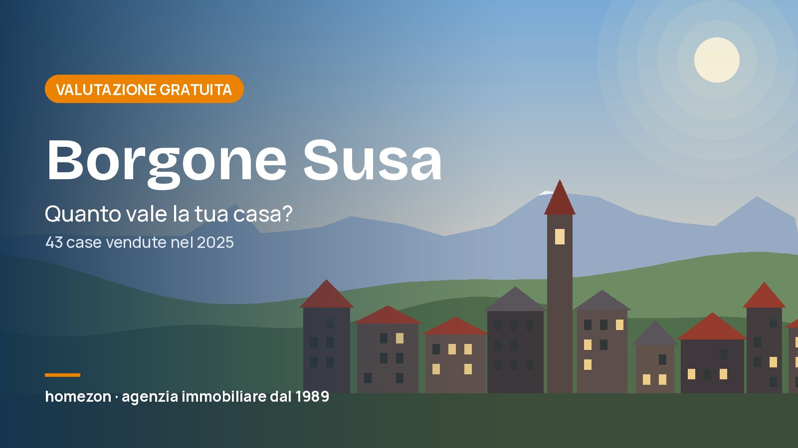 Valutazione appartamenti a Borgone Susa: quanto vale la tua casa