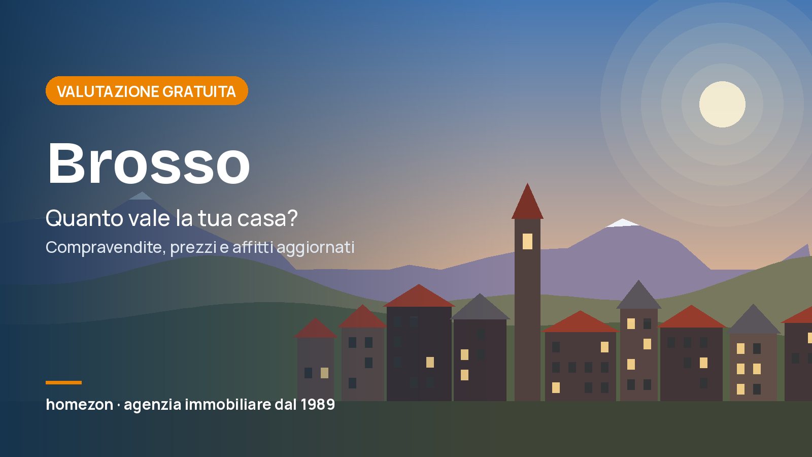 Valutazione appartamenti a Brosso: quanto vale la tua casa