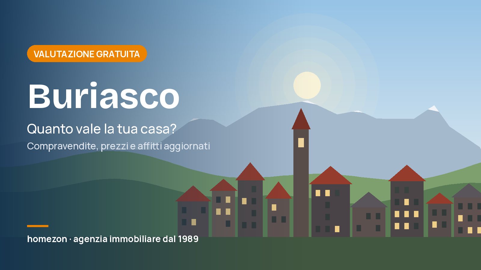 Valutazione appartamenti a Buriasco: quanto vale la tua casa