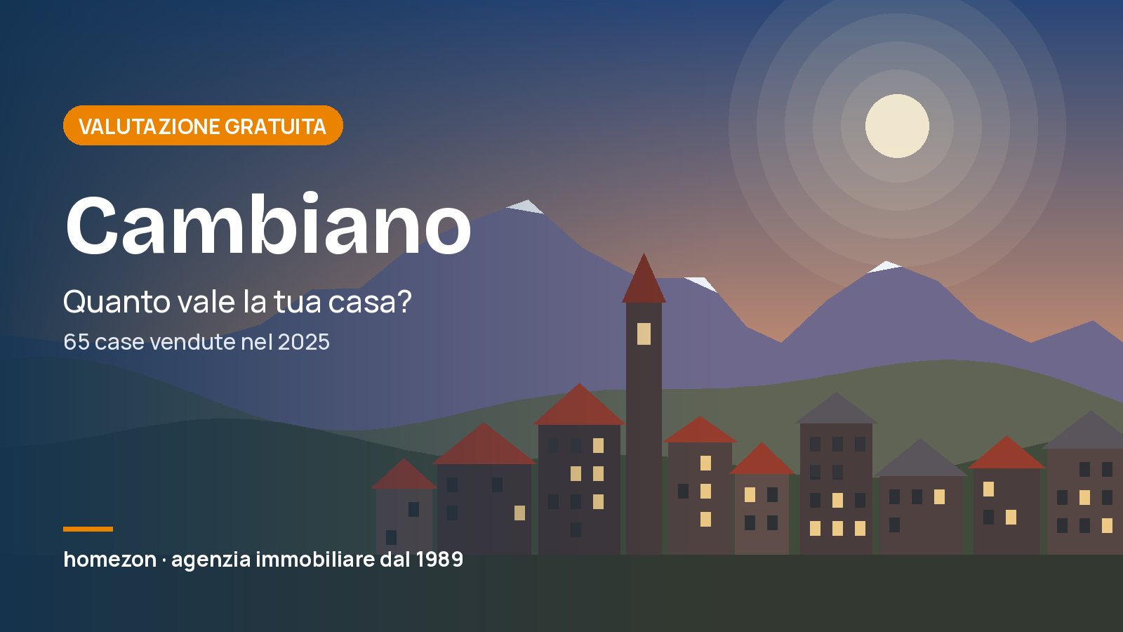 Valutazione appartamenti a Cambiano: quanto vale la tua casa