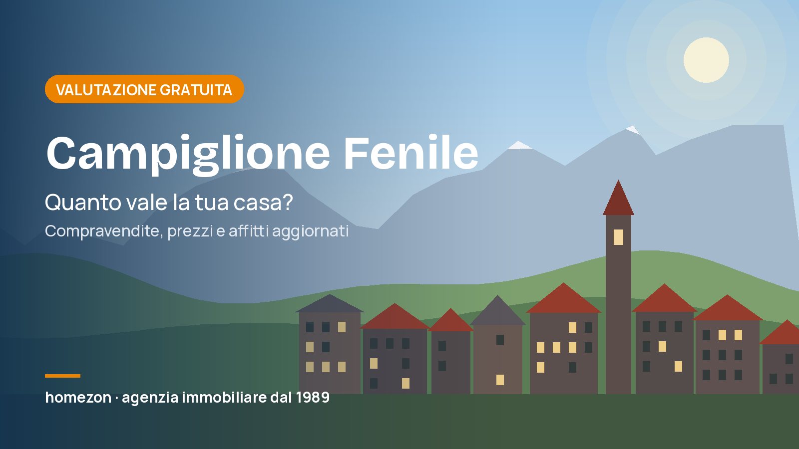 Valutazione appartamenti a Campiglione Fenile: quanto vale la tua casa