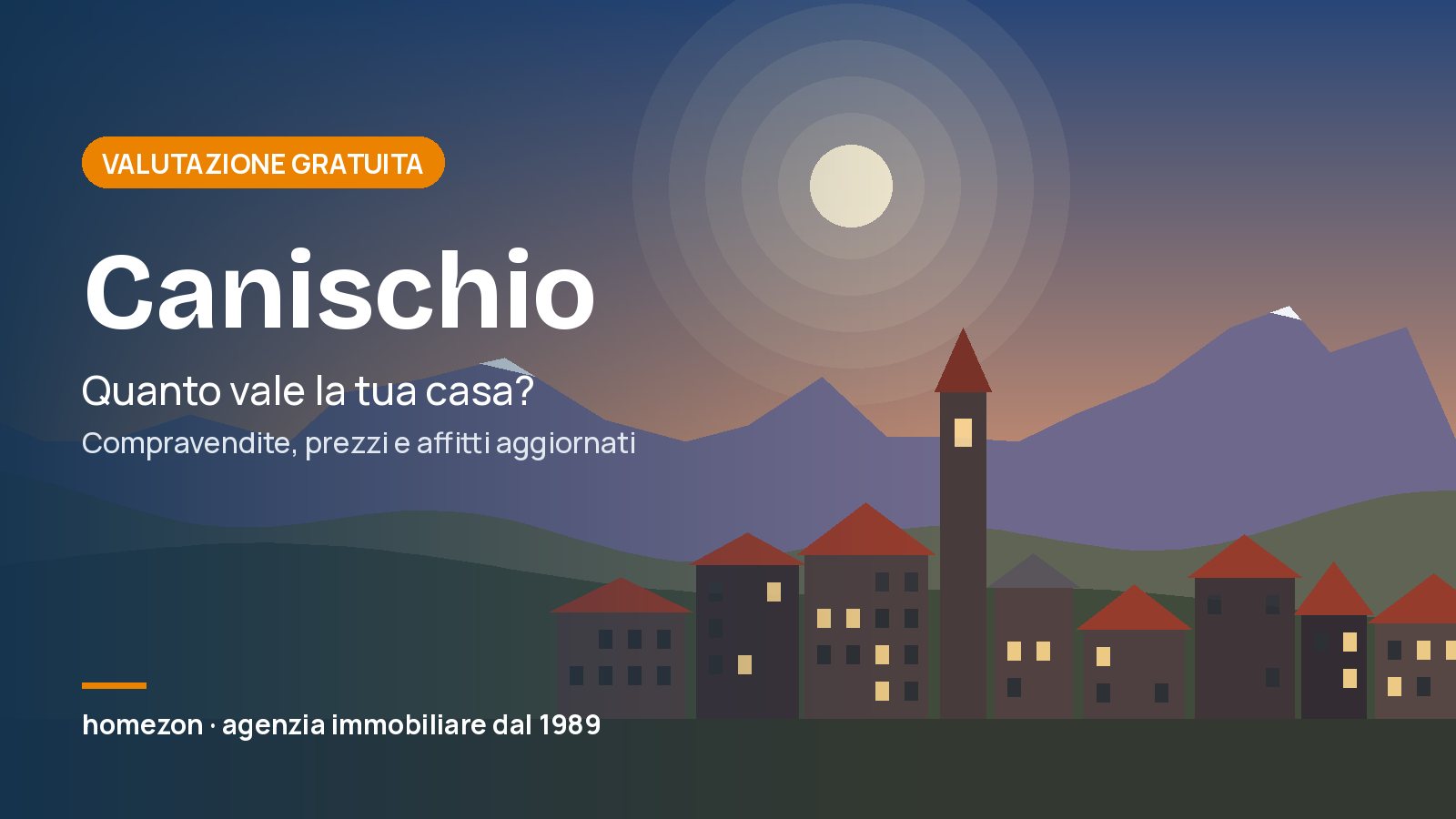 Valutazione appartamenti a Canischio: quanto vale la tua casa