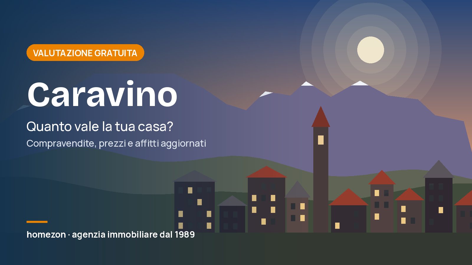 Valutazione appartamenti a Caravino: quanto vale la tua casa