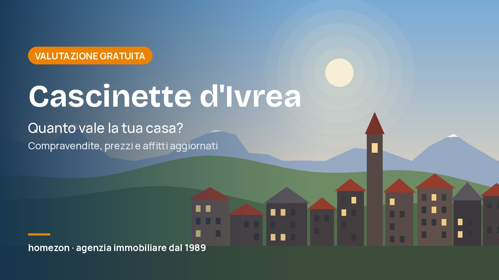 Valutazione appartamenti a Cascinette d'Ivrea: quanto vale la tua casa