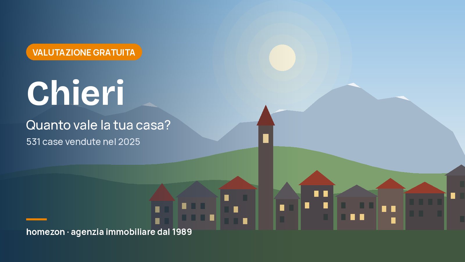 Valutazione appartamenti a Chieri: quanto vale la tua casa