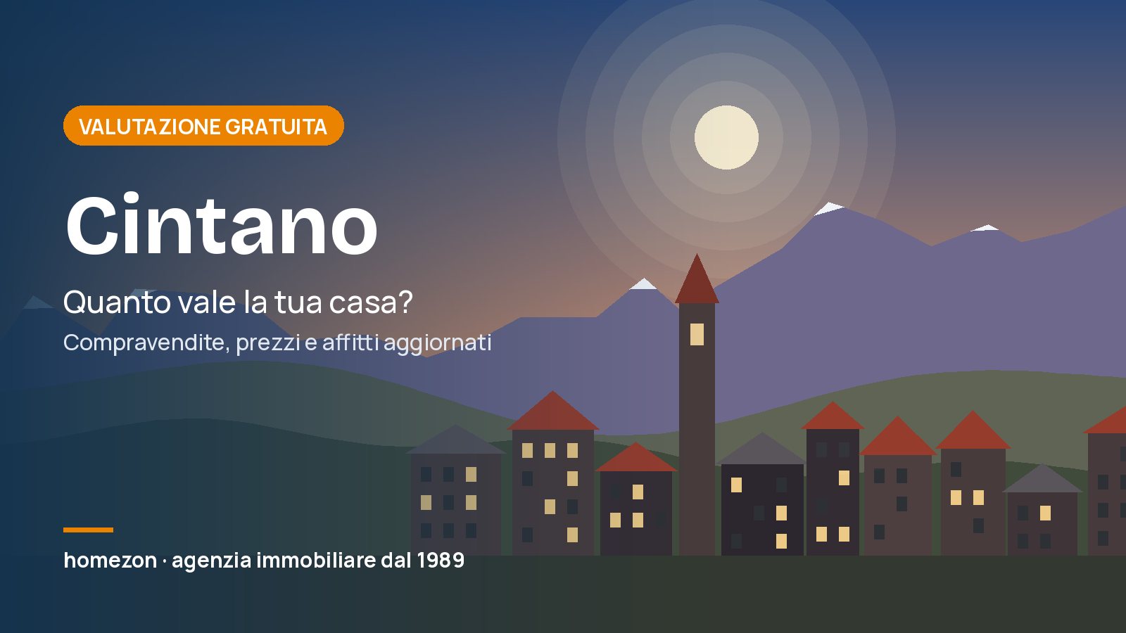 Valutazione appartamenti a Cintano: quanto vale la tua casa