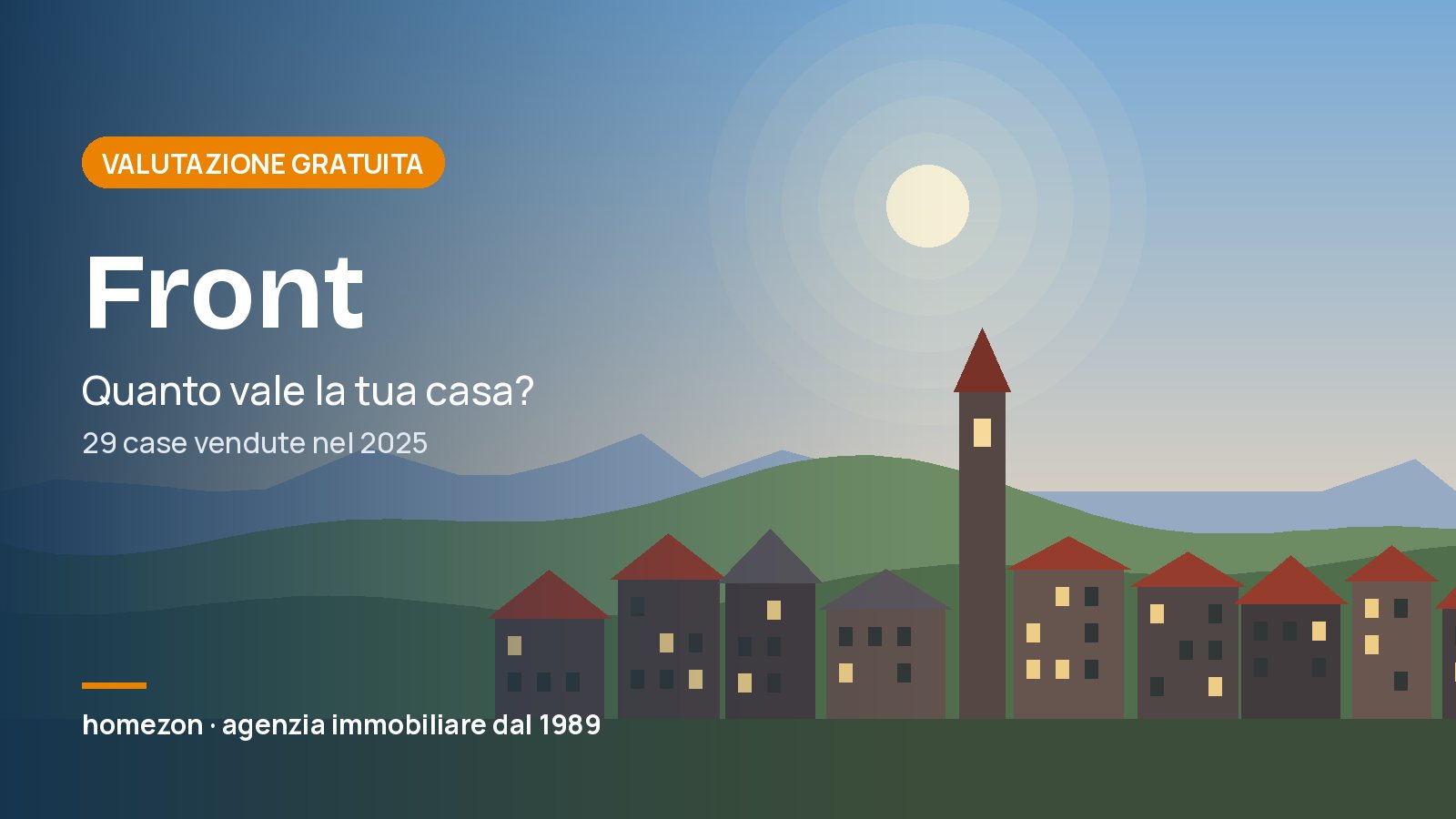 Valutazione appartamenti a Front: quanto vale la tua casa