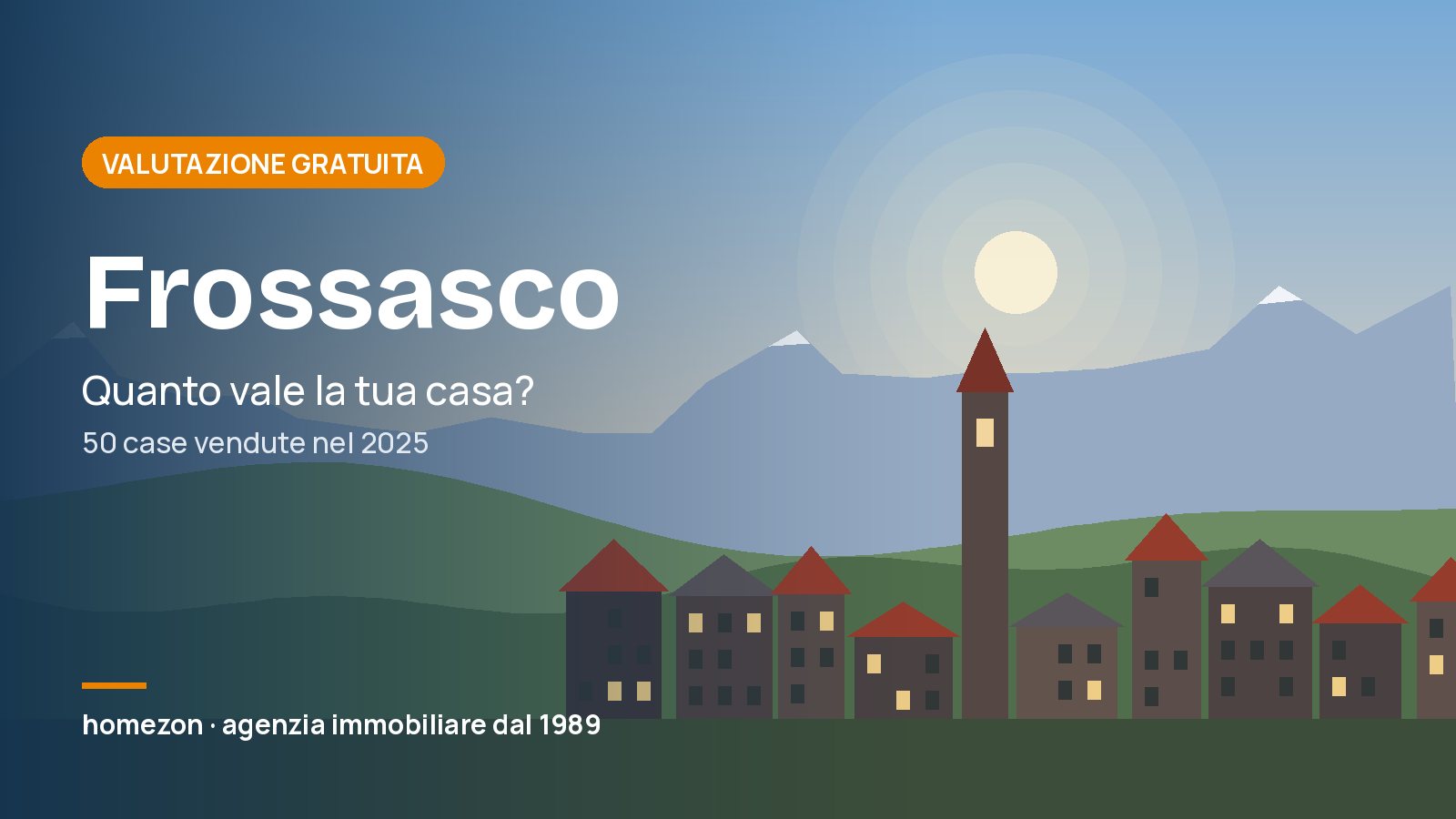 Valutazione appartamenti a Frossasco: quanto vale la tua casa