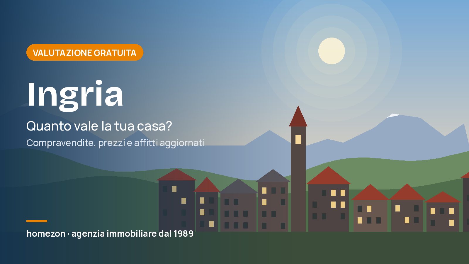Valutazione appartamenti a Ingria: quanto vale la tua casa