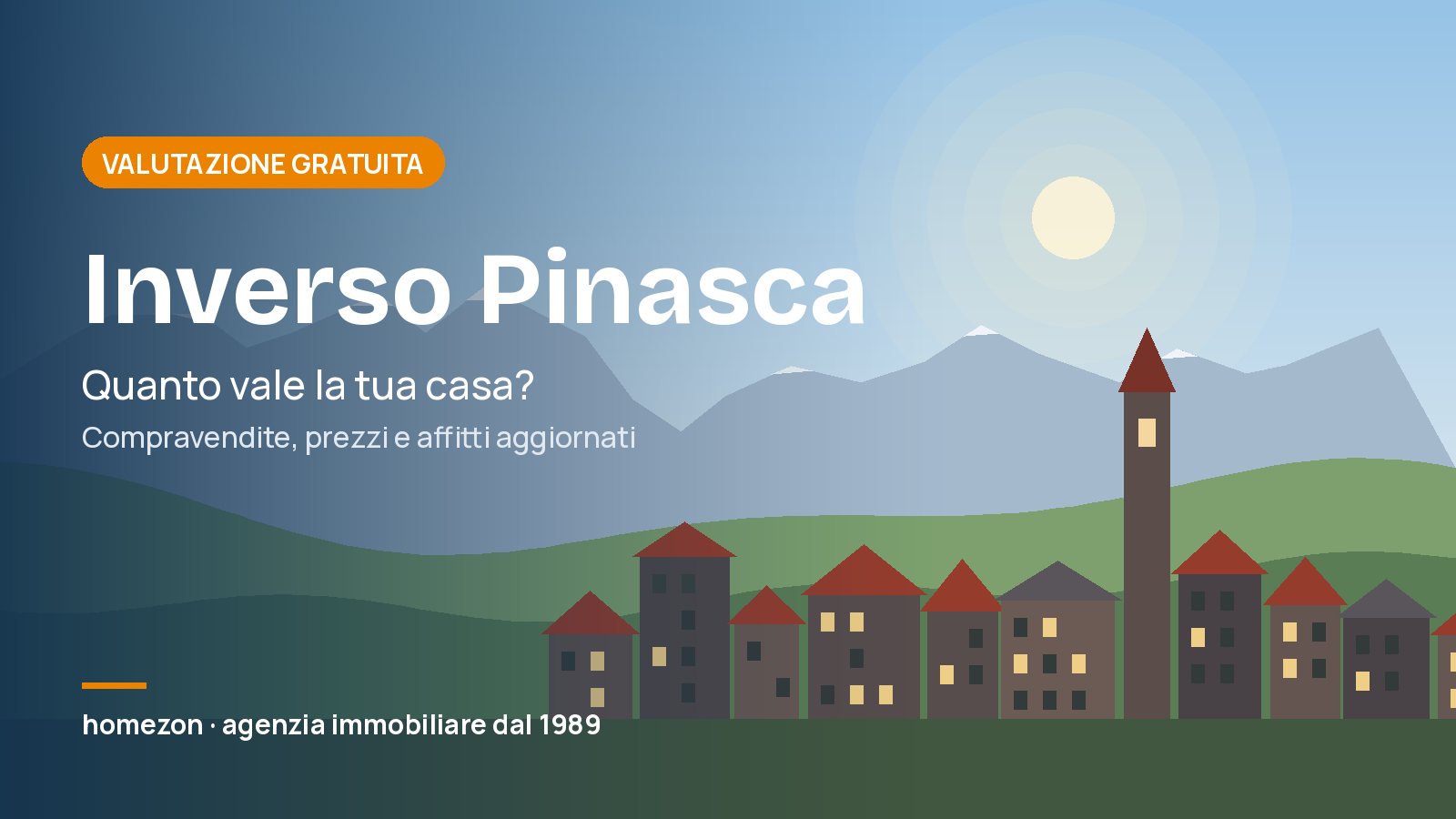 Valutazione appartamenti a Inverso Pinasca: quanto vale la tua casa