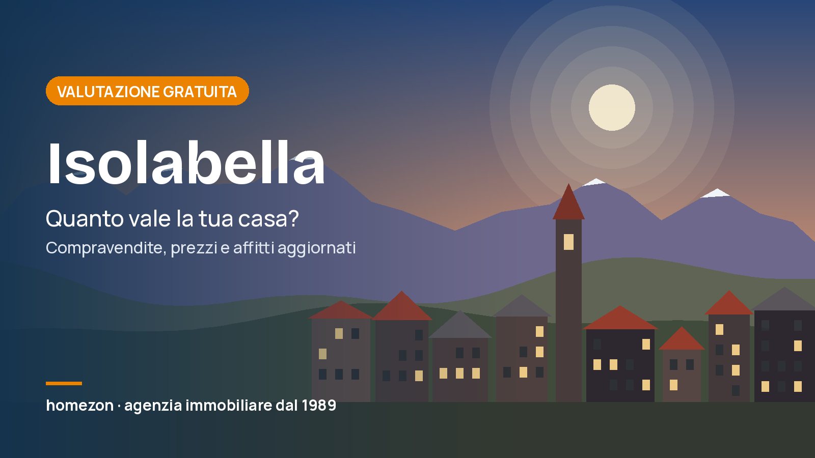 Valutazione appartamenti a Isolabella: quanto vale la tua casa