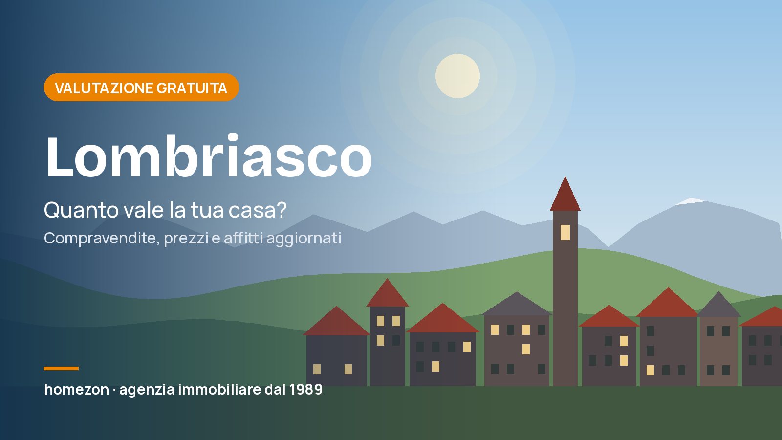Valutazione appartamenti a Lombriasco: quanto vale la tua casa