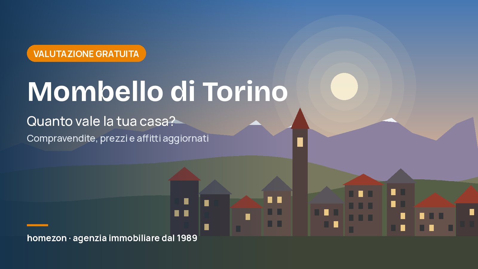Valutazione appartamenti a Mombello di Torino: quanto vale la tua casa