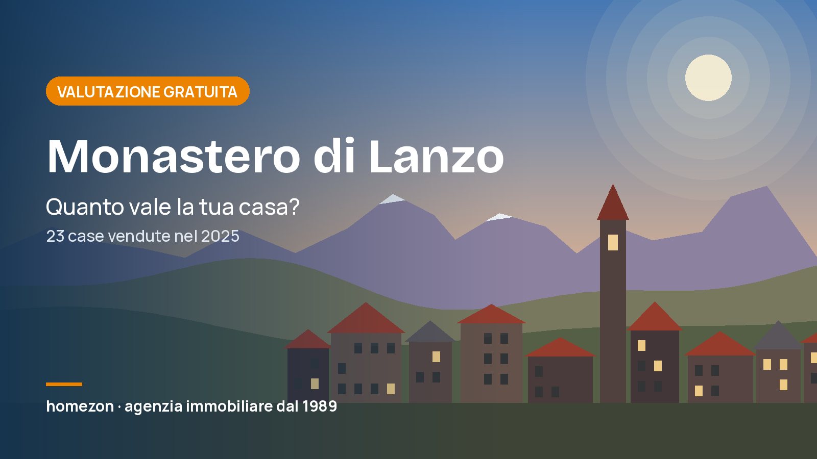 Valutazione appartamenti a Monastero di Lanzo: quanto vale la tua casa