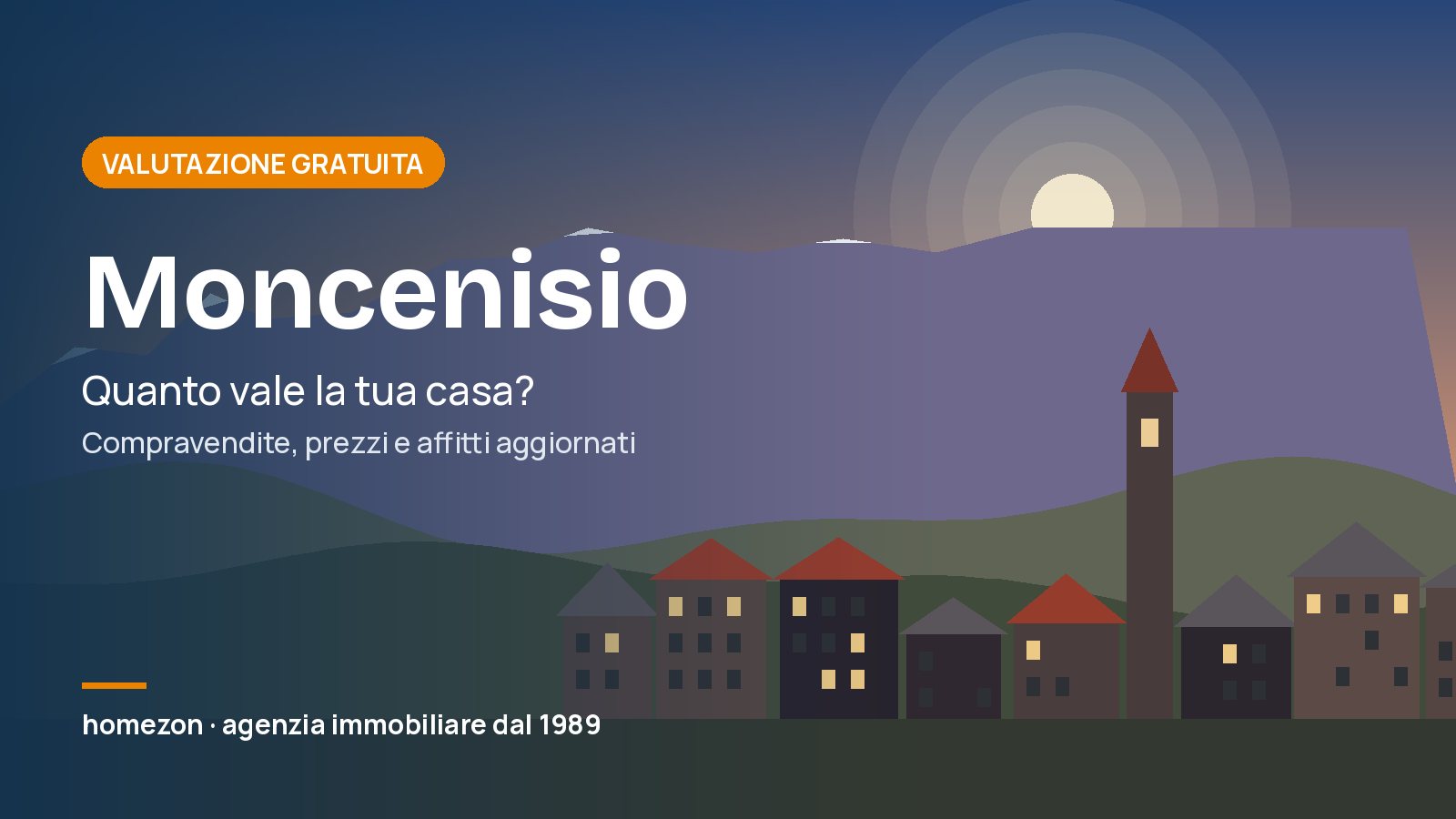 Valutazione appartamenti a Moncenisio: quanto vale la tua casa