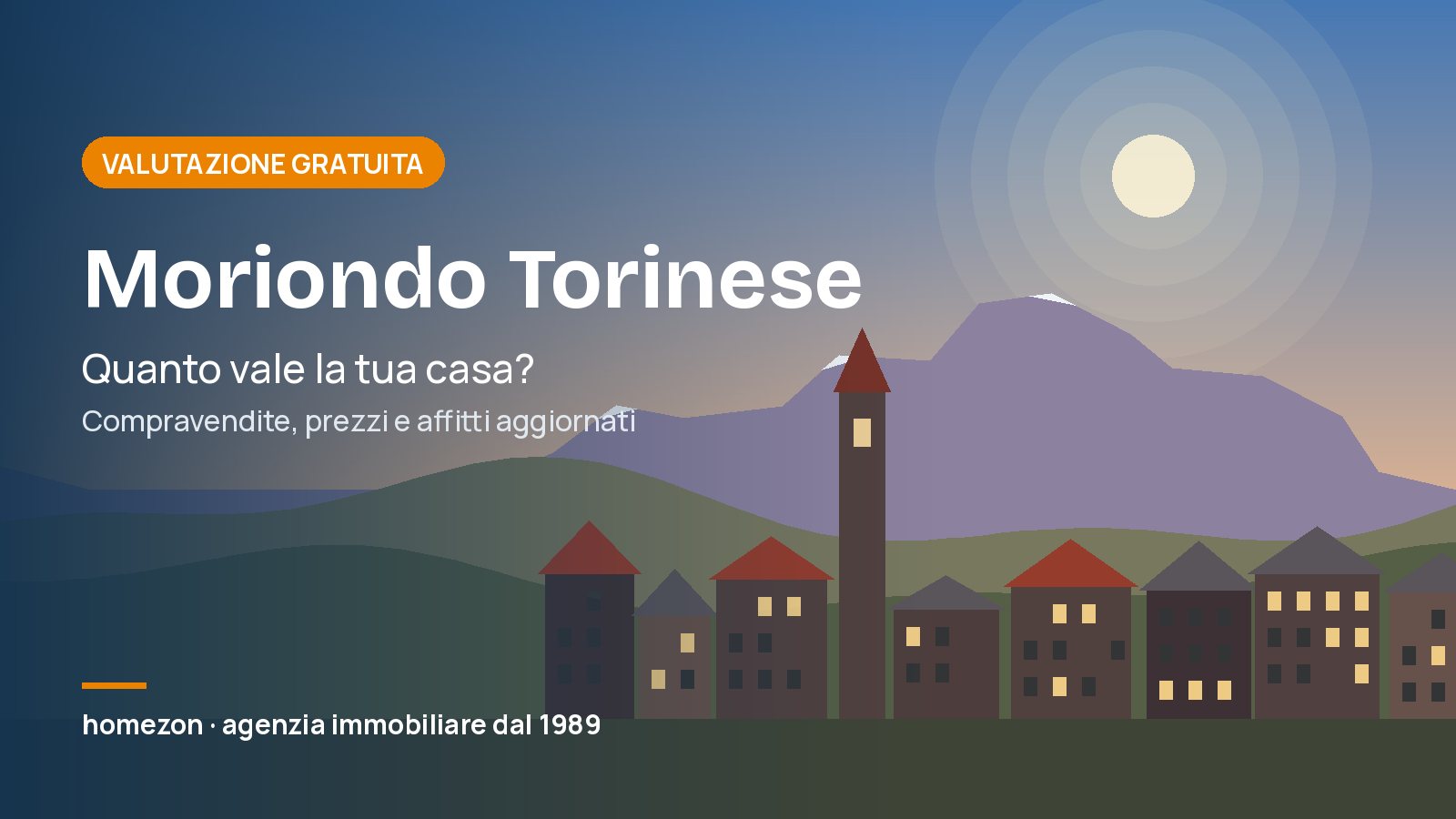 Valutazione appartamenti a Moriondo Torinese: quanto vale la tua casa