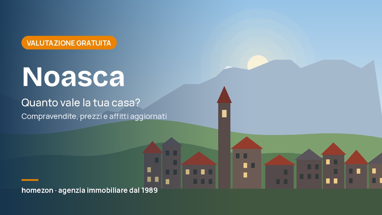 Valutazione appartamenti a Noasca: quanto vale la tua casa