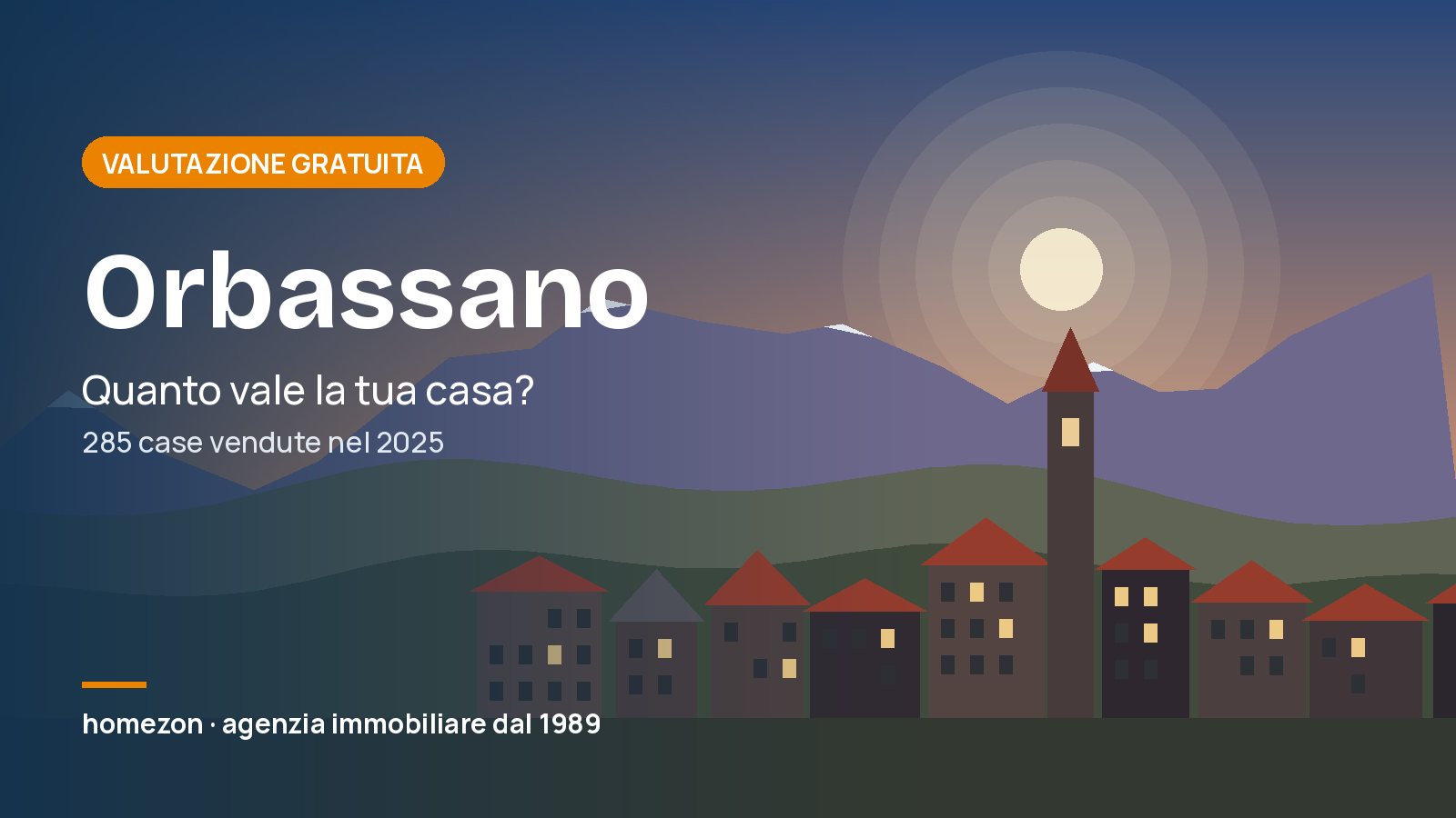Valutazione appartamenti a Orbassano: quanto vale la tua casa