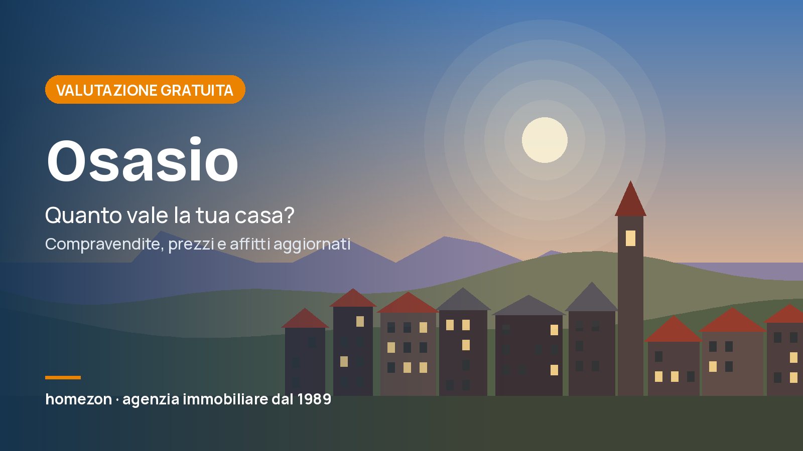 Valutazione appartamenti a Osasio: quanto vale la tua casa