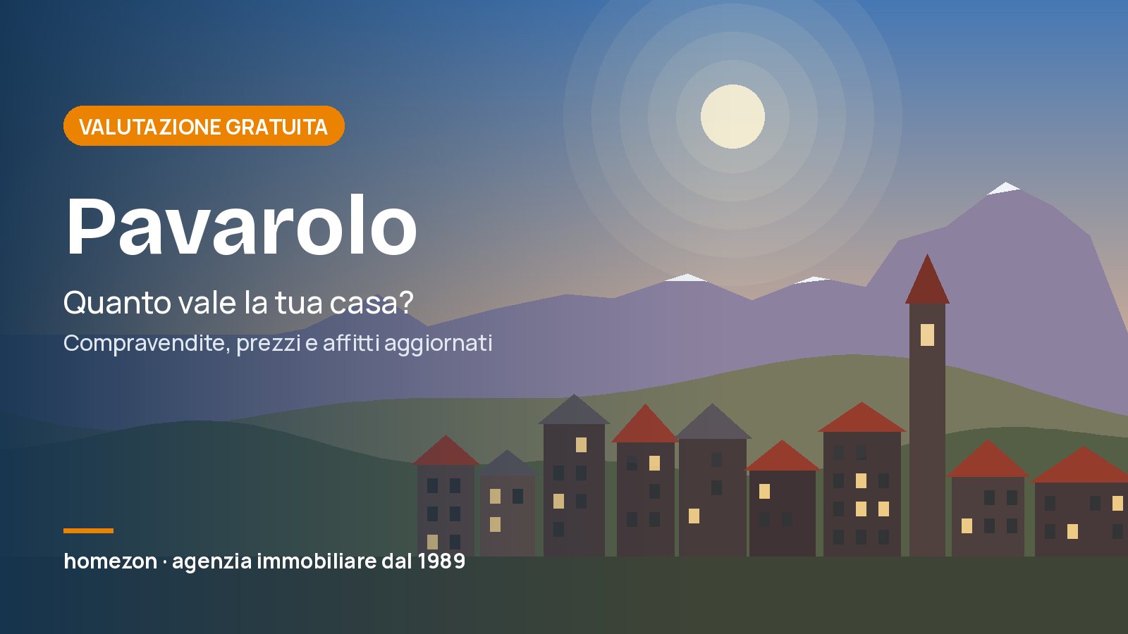 Valutazione appartamenti a Pavarolo: quanto vale la tua casa
