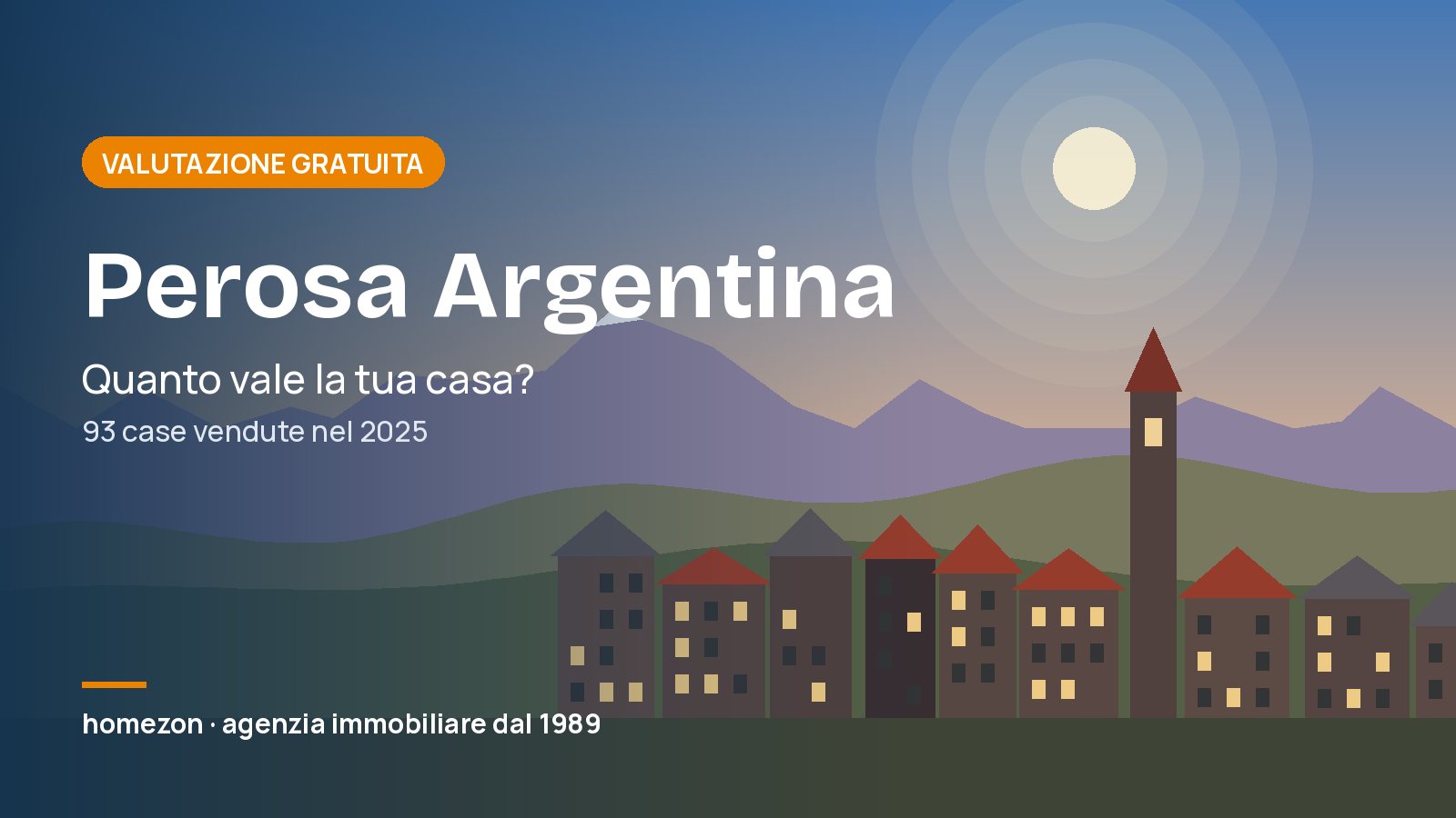 Valutazione appartamenti a Perosa Argentina: quanto vale la tua casa