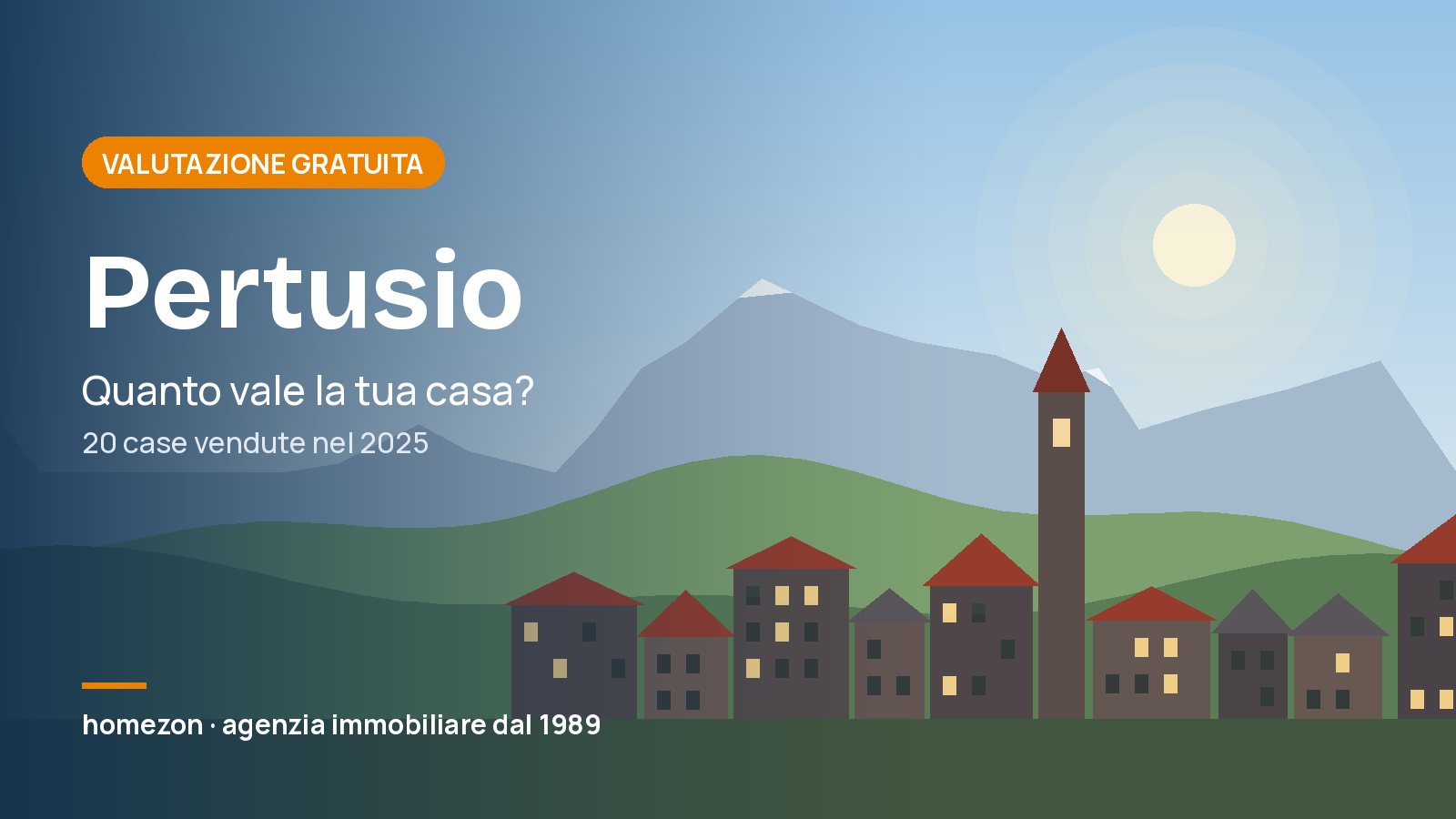 Valutazione appartamenti a Pertusio: quanto vale la tua casa