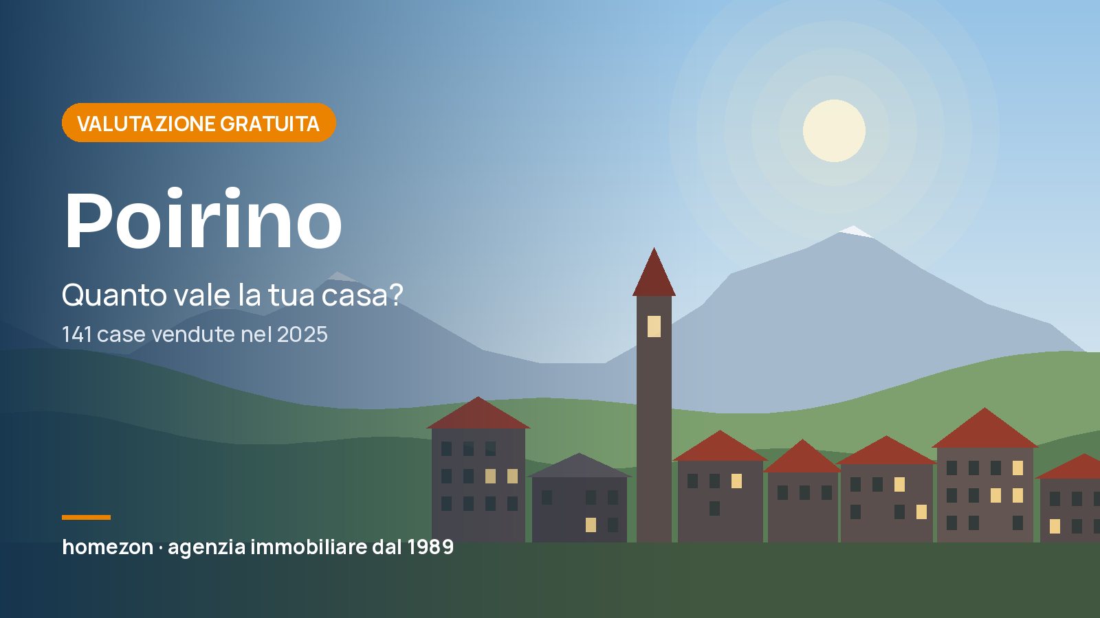 Valutazione appartamenti a Poirino: quanto vale la tua casa