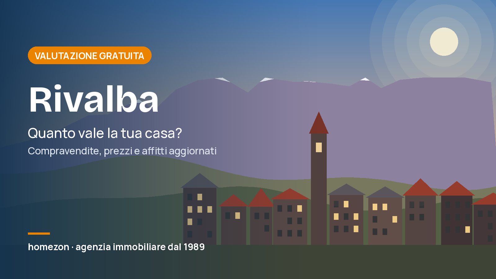 Valutazione appartamenti a Rivalba: quanto vale la tua casa