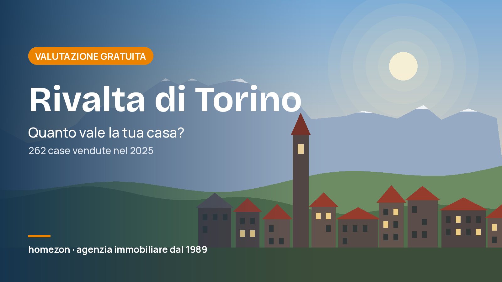 Valutazione appartamenti a Rivalta di Torino: quanto vale la tua casa
