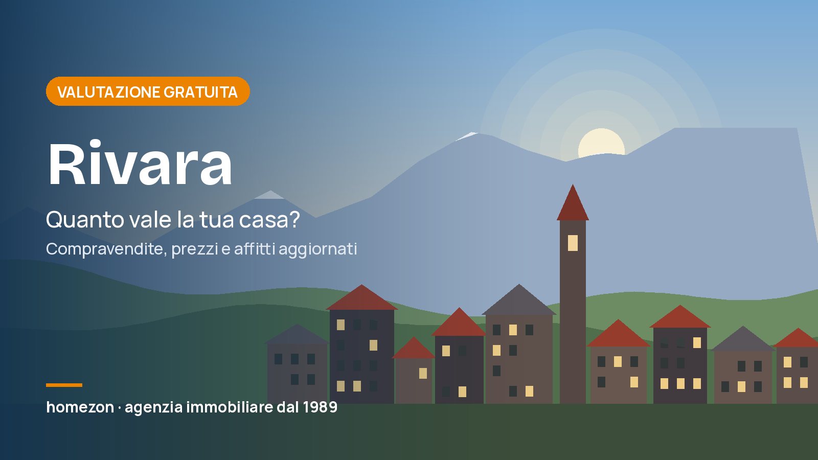 Valutazione appartamenti a Rivara: quanto vale la tua casa