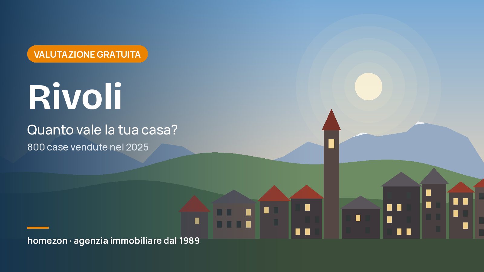 Valutazione appartamenti a Rivoli: quanto vale la tua casa