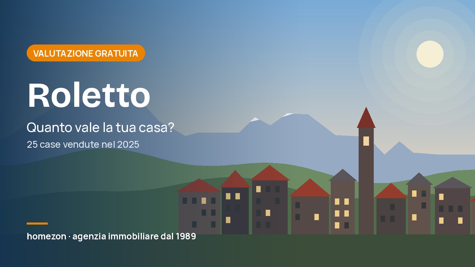 Valutazione appartamenti a Roletto: quanto vale la tua casa