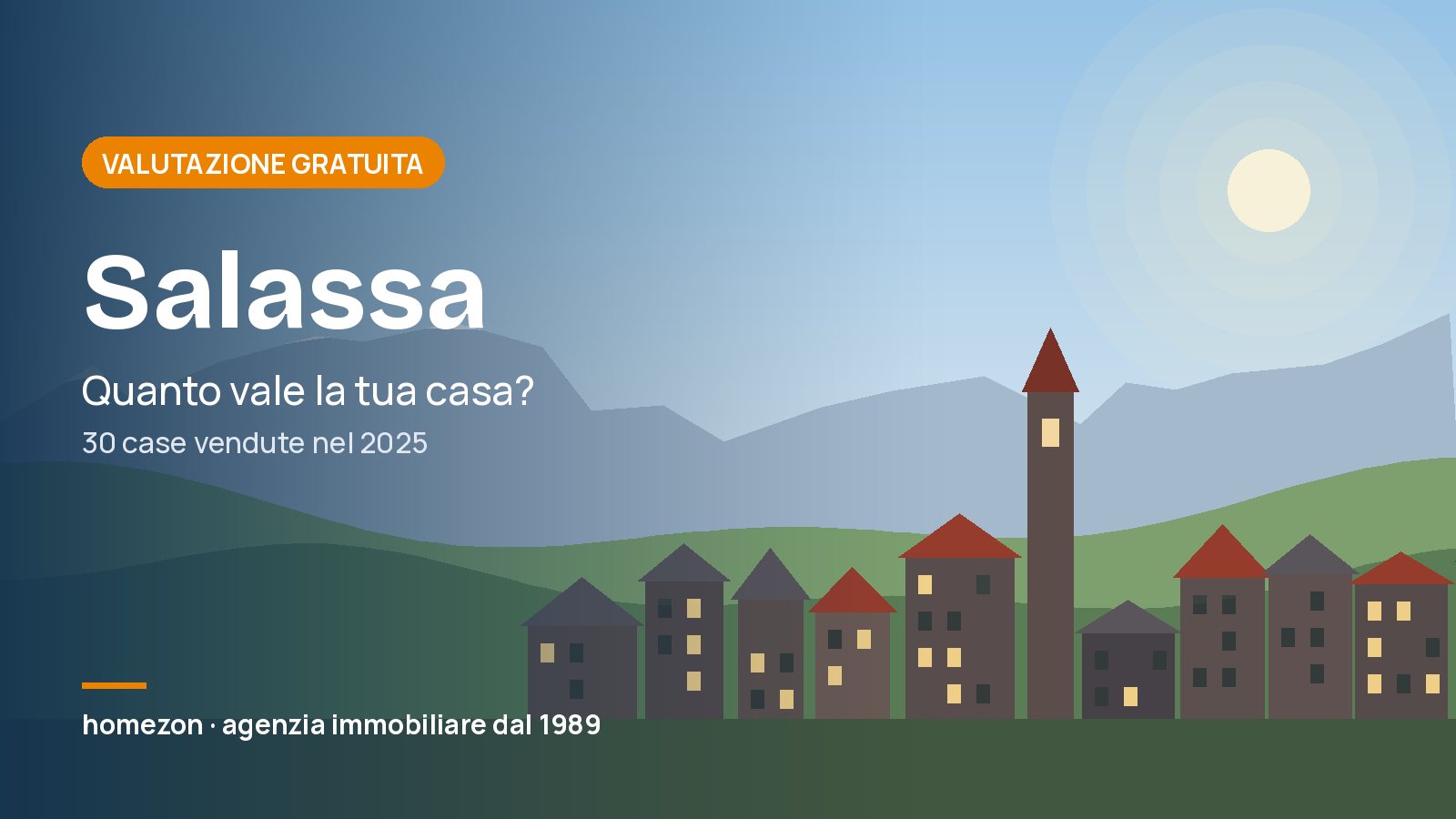 Valutazione appartamenti a Salassa: quanto vale la tua casa