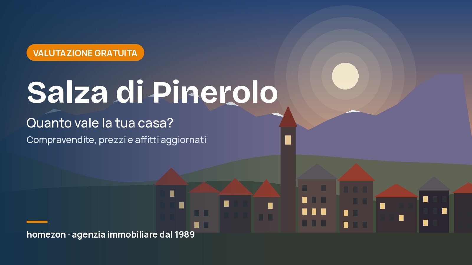 Valutazione appartamenti a Salza di Pinerolo: quanto vale la tua casa