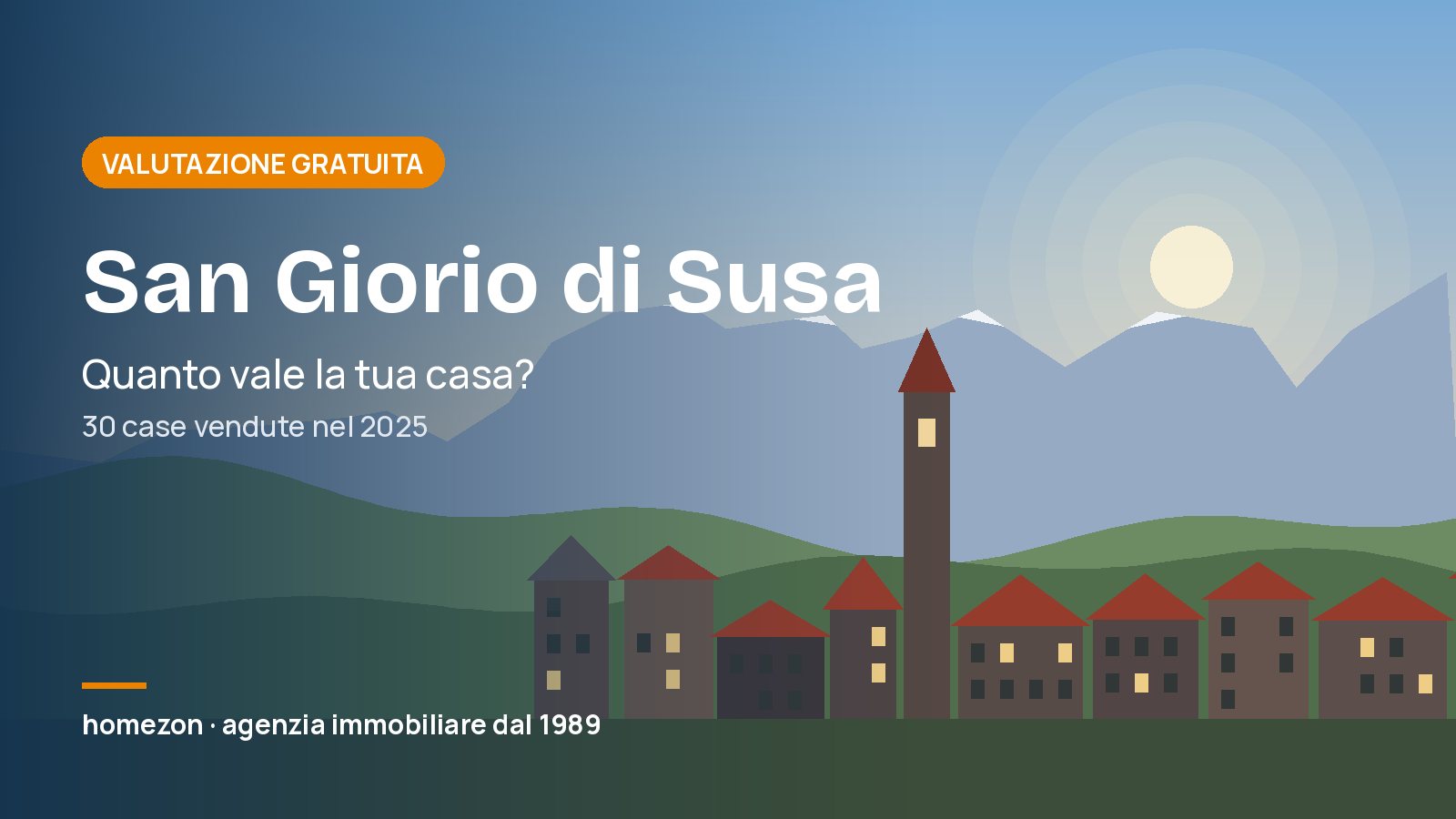Valutazione appartamenti a San Giorio di Susa: quanto vale la tua casa