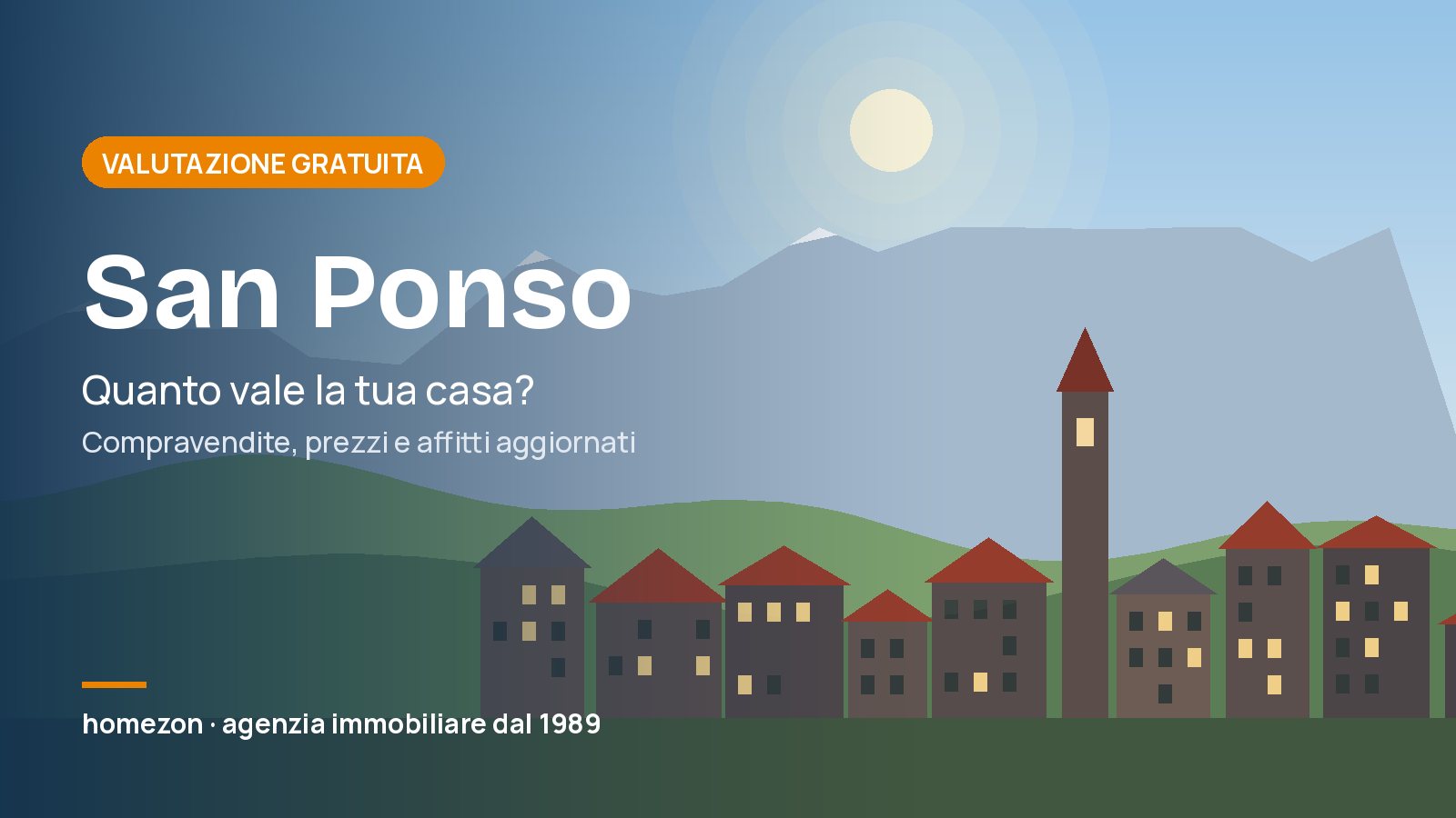 Valutazione appartamenti a San Ponso: quanto vale la tua casa