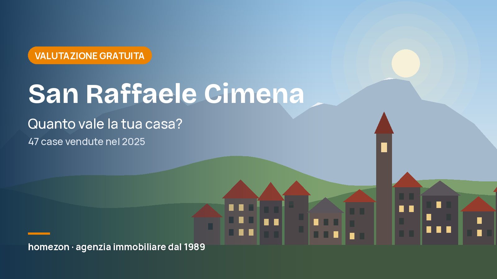 Valutazione appartamenti a San Raffaele Cimena: quanto vale la tua casa