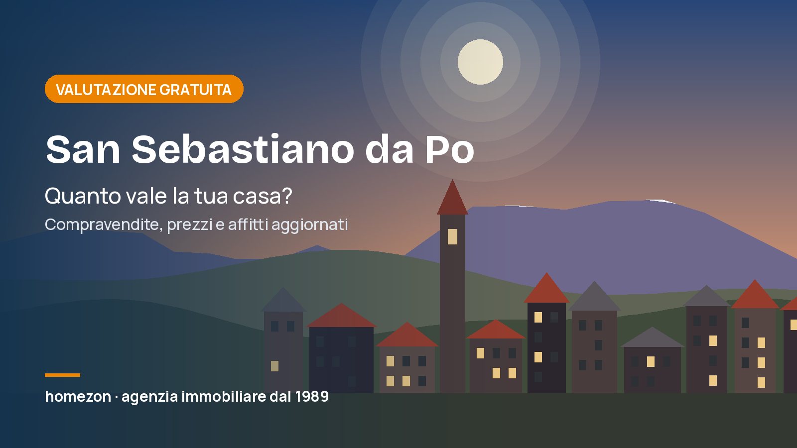 Valutazione appartamenti a San Sebastiano da Po: quanto vale la tua casa