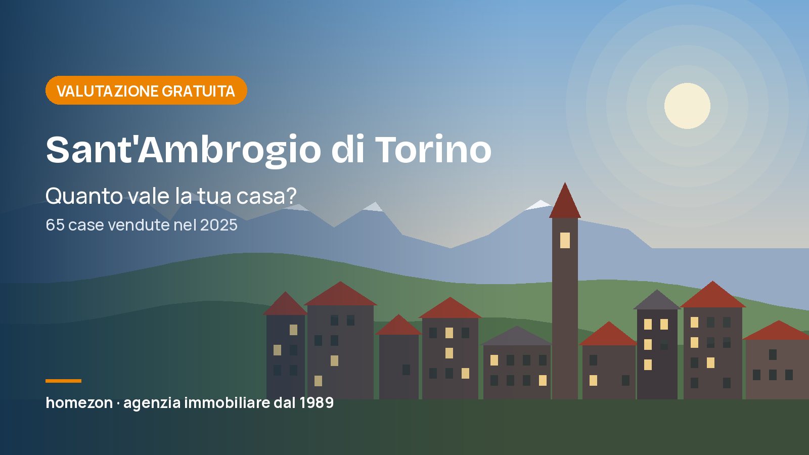 Valutazione appartamenti a Sant'Ambrogio di Torino: quanto vale la tua casa